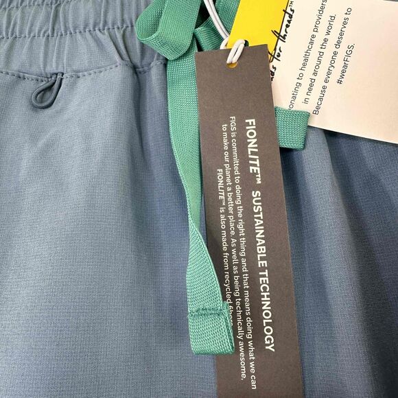 FIGS Blue Saumer High Waisted Drawstring Scrub Pants Size XX-Small - Picture 7 of 10